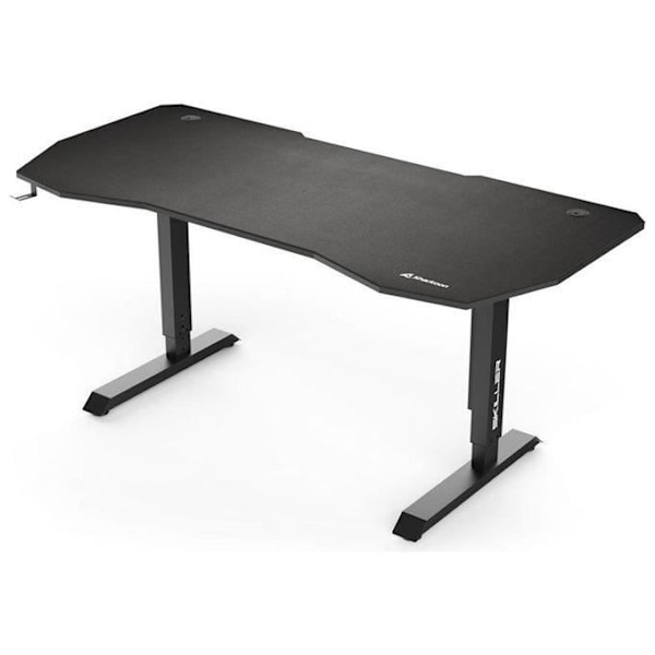 Sharkoon Skiller SGD20 spillebord, legeret stål, sort, bred Sort