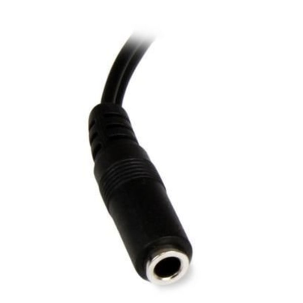 Mini-Jack 3,5 mm Y-kaapeli 2x RCA - STARTECH - Väriä koodatut liittimet - Musta Svart