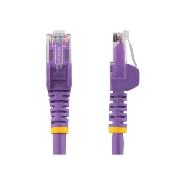 STARTECH.COM Cat6 UTP -koukuttomana verkkokaapeli - RJ45-ethernetkaapeli, joka ei tahdo mennä solmuun - patch-kaapeli - 3 m - Violetti