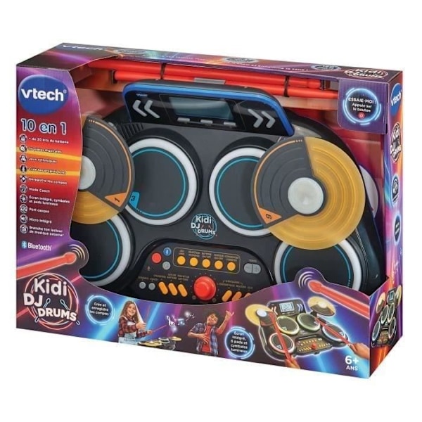 VTECH KIDI DJ TRUMMOR Flerfärgad