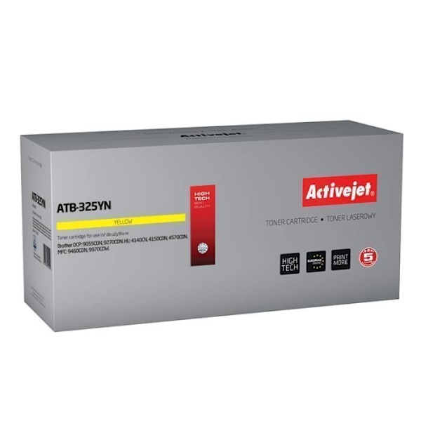 ActiveJet ATB-325YN Keltainen laserpatruuna Brotherille - 3500 sivua - Pakkaus 1