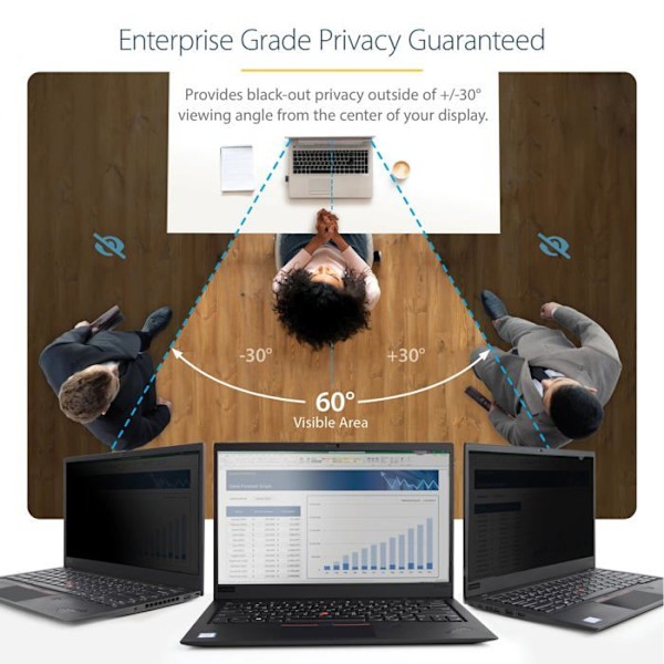 Sekretessfilter - Startech anti-indiskretionsfilter - 133L-PRIVACY-SCREEN