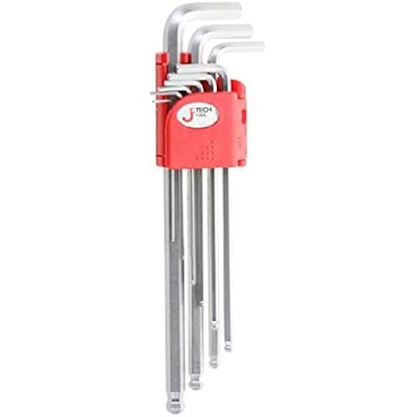 Insexnyckelsats - JETech - 1,5-10 mm - Flerfärgad - Stål - 9 x 2,5 x 24 cm