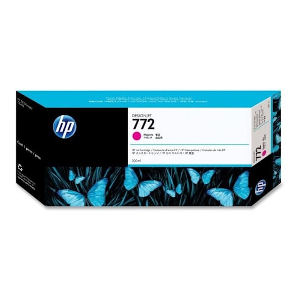 HP Pakke med 1 772 original blækpatron - Magenta - 300 ml