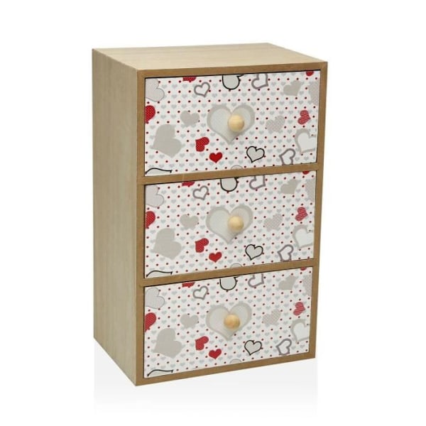 versa hearts smykkeskrin (12 x 25 x 16 cm)