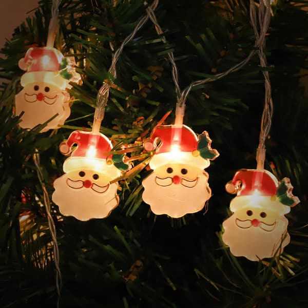 Julgransslinga med blinkande läge, 3 meter, 20 LED-lampor B
