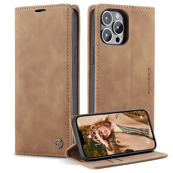 Nytt iPhone 17 Air läderfodral – Svart
