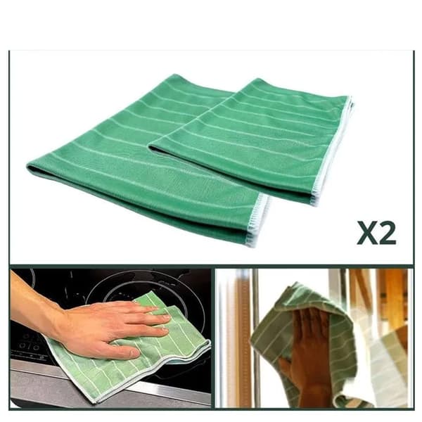 Mikrofiberdukar, för fönster, speglar, kakel och kaross, 6-pack