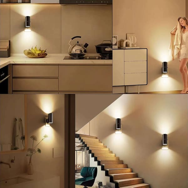 Dimbar LED-nattlampa med skymningssensor – 2-pack, för hallar, sovrum, badrum – Mjuk, energibesparande belysning