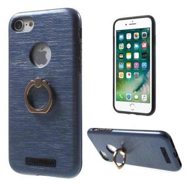 iPhone 7/8 plus -motomo- exklusivt hybridskal blå Finger Ring Blå