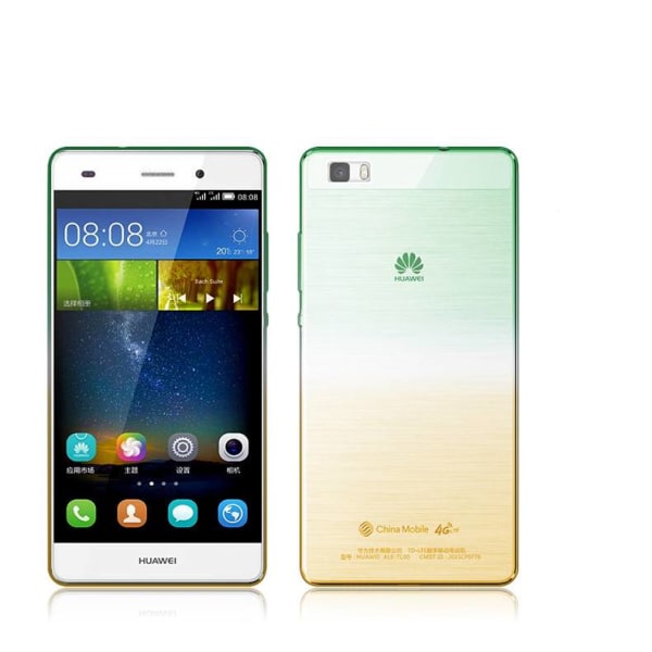 Huawei Honor 8 skal soft TPU flexi - tvåfärg grön-gul Grön