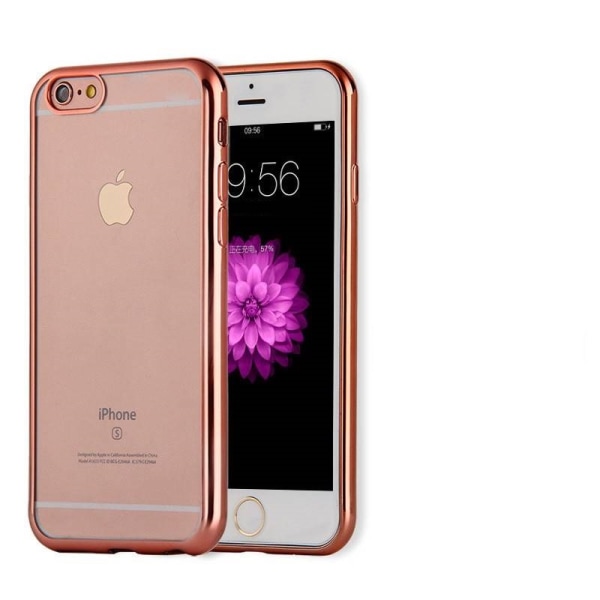 iPhone 7/8 skal soft TPU flexi frame roségold Transparent