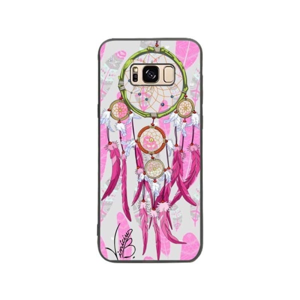 Mobilskal Samsung galaxy S9- drömfångare-dreamcatcher Rosa