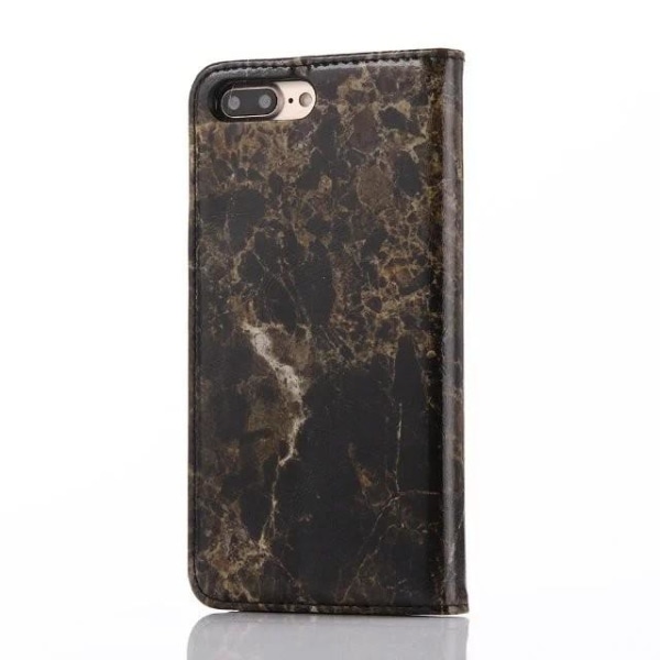 iPhone 7/8 plus plånboksfodral wallet - Marmor brun Brun