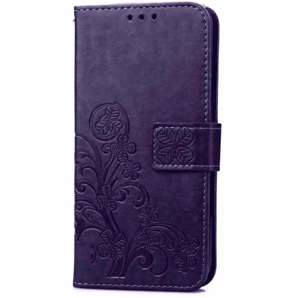 Iphone 11 pro plånboksfodral wallet - fyrklöver lila Lila