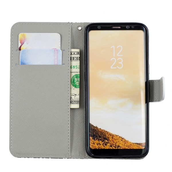 Samsung Galaxy S7 edge plånboksfodral wallet  3D -Rosebud multifärg