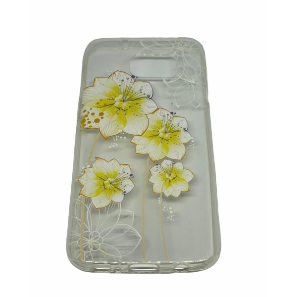 Mobilskal Samsung Galaxy S7 -blommor Gul