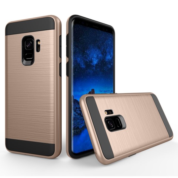 Samsung Galaxy S9 hybridskal Guld Guld