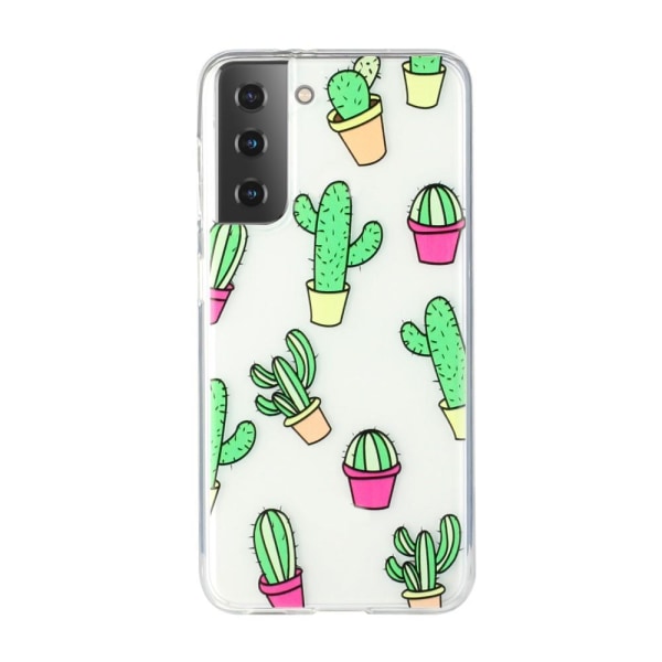 Mobilskal Samsung Galaxy S21 5G kaktus Transparent