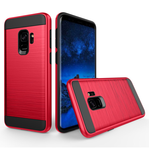Samsung Galaxy S9 hybridskal RÖD Röd