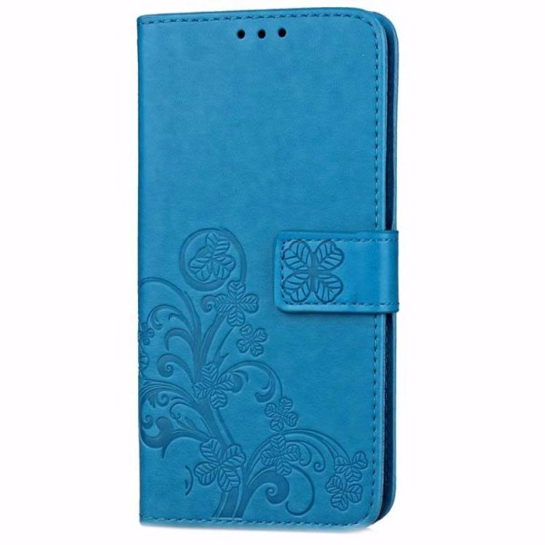 Iphone 11pro  plånboksfodral wallet - fyrklöver turkos