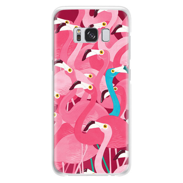 Samsung Galaxy S7 edge skal mjukt TPU - Flamingo odd Rosa