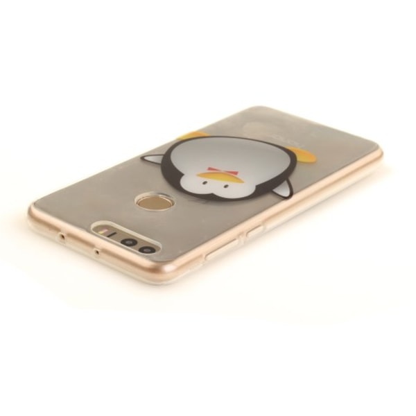 Huawei Honor 8 skal soft TPU flexi - Penguin Transparent