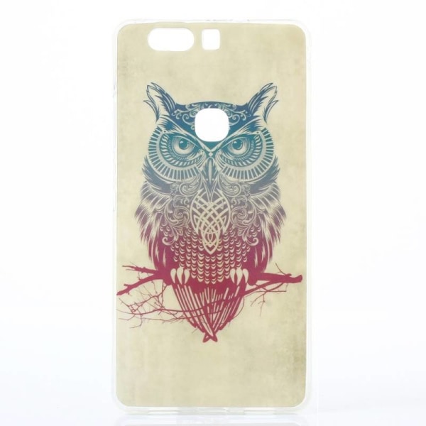 Huawei Honor V8 skal soft TPU flexi - uggla owl Vit