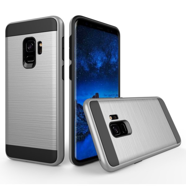 Samsung Galaxy S9 hybridskal Silver Silver