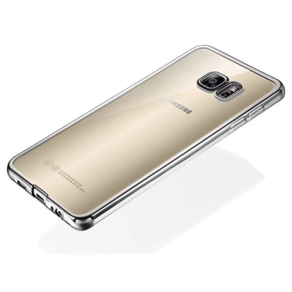 Samsung Galaxy S5 skal soft TPU flexi frame Silver Transparent