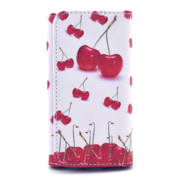 iPhone 7/8 plånboksfodral - Cherry Vit