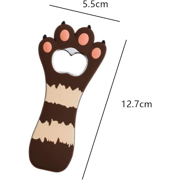 2 st kattklos flasköppnare magnetisk kylskåpsmagnet