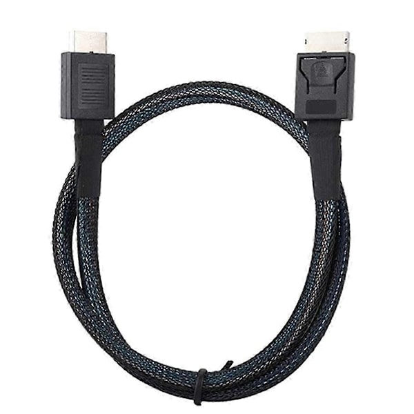 PCIE4.0 MINI SAS-kabel 24Gbps Oculink Data Extension-kabel SFF-8611 til SFF-8611 Server Data Transfer Line (0,5 m)