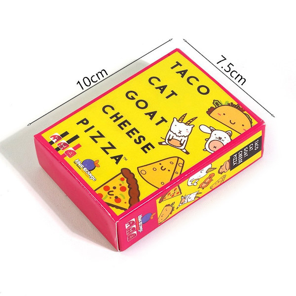 Taco Cat Geitost Pizza | Kortspill | Alder 8+ | 2-8 spillere | 10-30 minutters spilletid