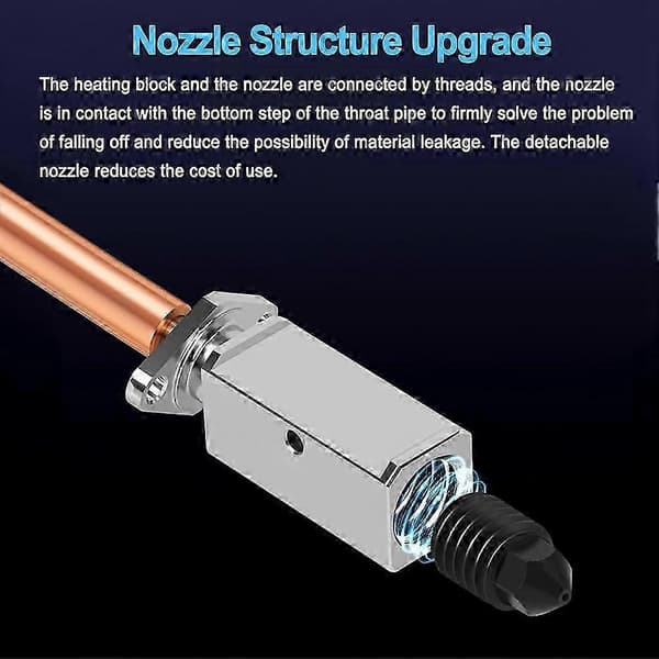 Uppgraderat Hotend-kit för P1S/P1P 3D-skrivare