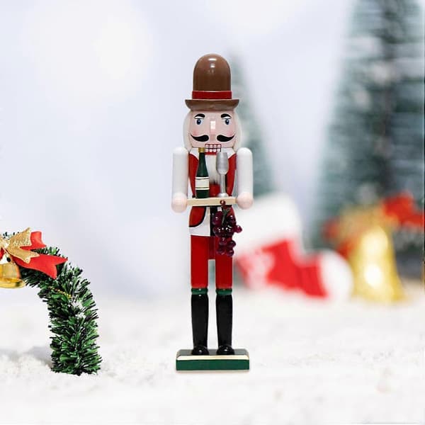 Jule Nøtteknekker, Jule Nøtteknekker, tradisjonelle nøtteknekkerfigurer, festlig julepynt til julekontoret