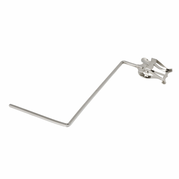 Sølvmetall Tuba Marching Lyre 3 Vertikale Nøkler Musikkark Klippholder