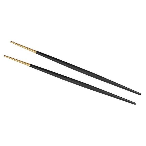 Japansk sushi-pindesæt i rustfrit stål - 304 rustfrit stål bordservice (sort)