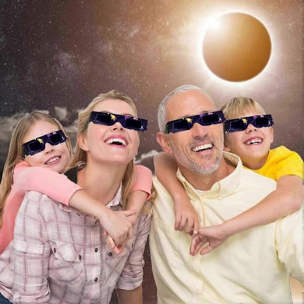 6× Solformørkelsesbriller - Sikre til solobservation