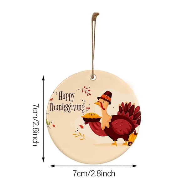 5 st Ornament Höst Thanksgiving Kalkon Trä Bröllopsfest Dekor Ny HarmonyHub1306 B