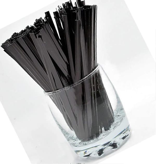 800-pack 15 cm Plast Twist Ties Kabelband