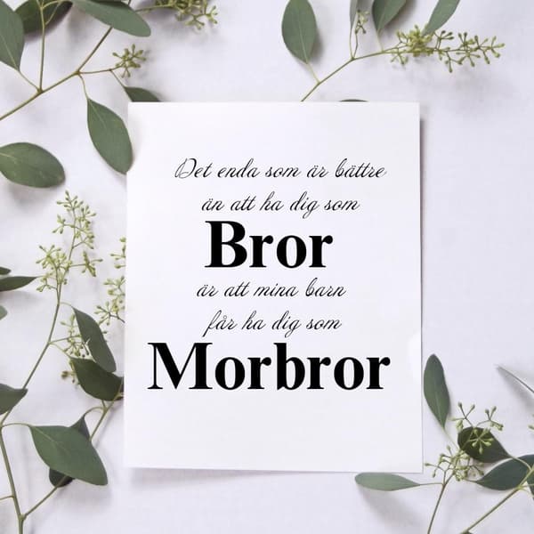 Poster Brother - Setä A4