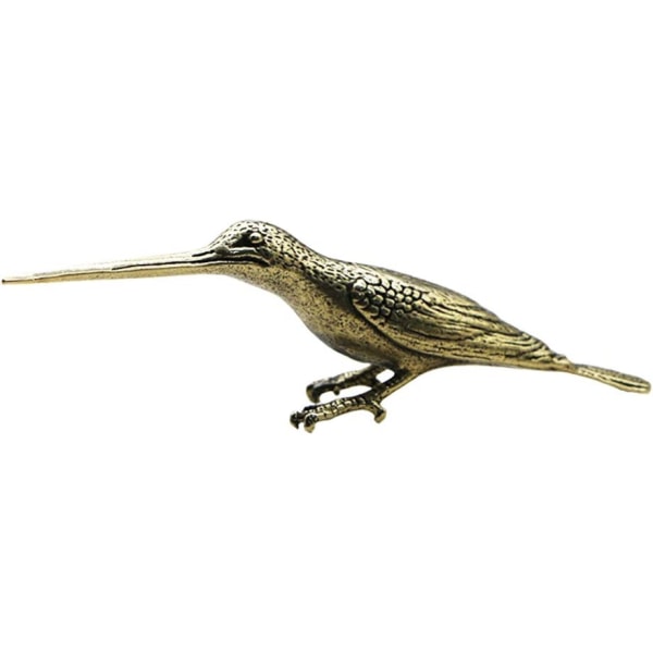 Hummingbird figurer Messing Fugleskulpturer Bordplate Bronse