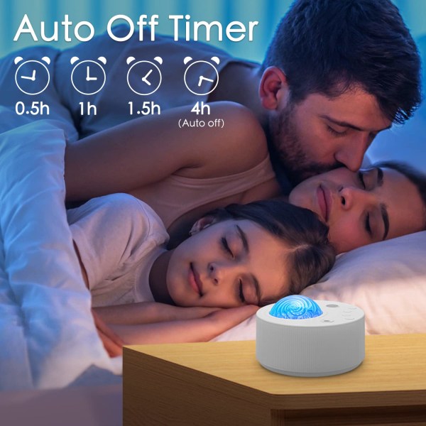 3 i 1 Aurora Galaxy Projektor, Natlys