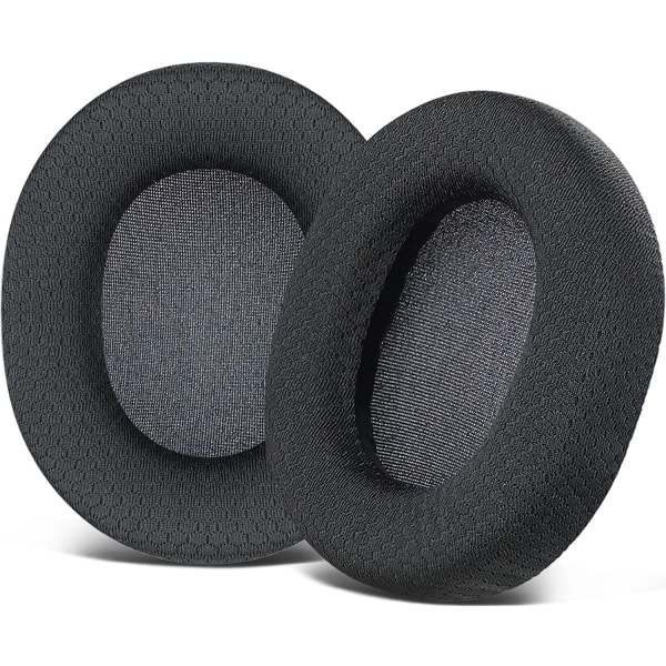 Korvatyynyjen tyynyjen vaihto SteelSeries Arctis 5/Arctis 7/Arctis 7P Prime Headset -kuulokkeille, korvatyynyt melueristyksellä vaahto-musta