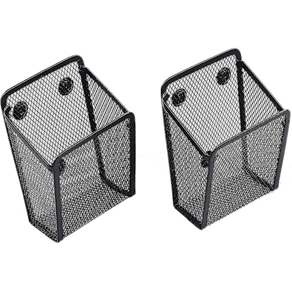 2-pack Magnetisk Pennhållare, Nätförvaringskorg med Extra Stark Magnet