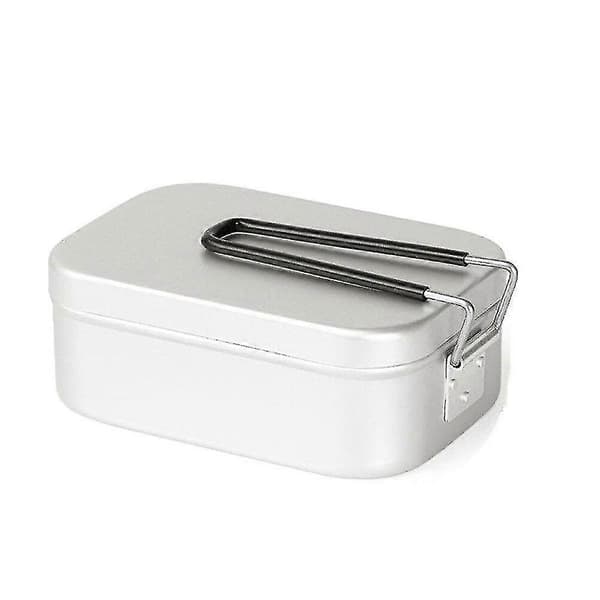 3 stk. Sæt Camping Foldbart Aluminium Legering Service Picnic Box Udendørs Madbeholder Madkasse