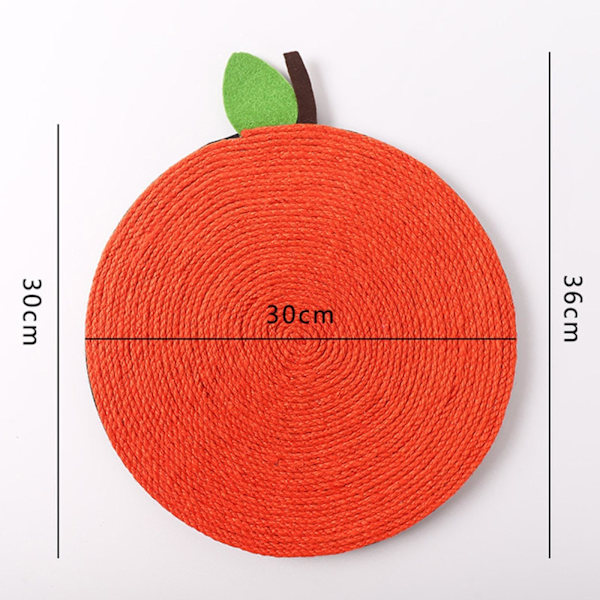 Hængende katteskrabebræt, der beskytter møbler, sliber kløer, kattelegetøj, tæppe, der leger for indendørs katte, katteskraber sisal måtte, orange orange