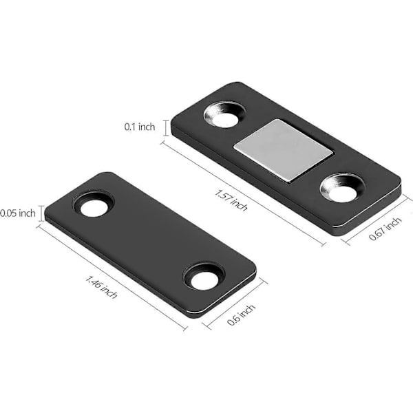 4-pack Skåpmagneter Magnetisk Dörrstängning för Lådslutning
