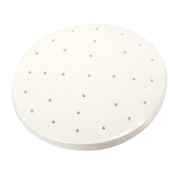 200x Non-stick Rund Bambu Ångkokare Papper Foder Dumpling Bakmatta 8\" 9\"
